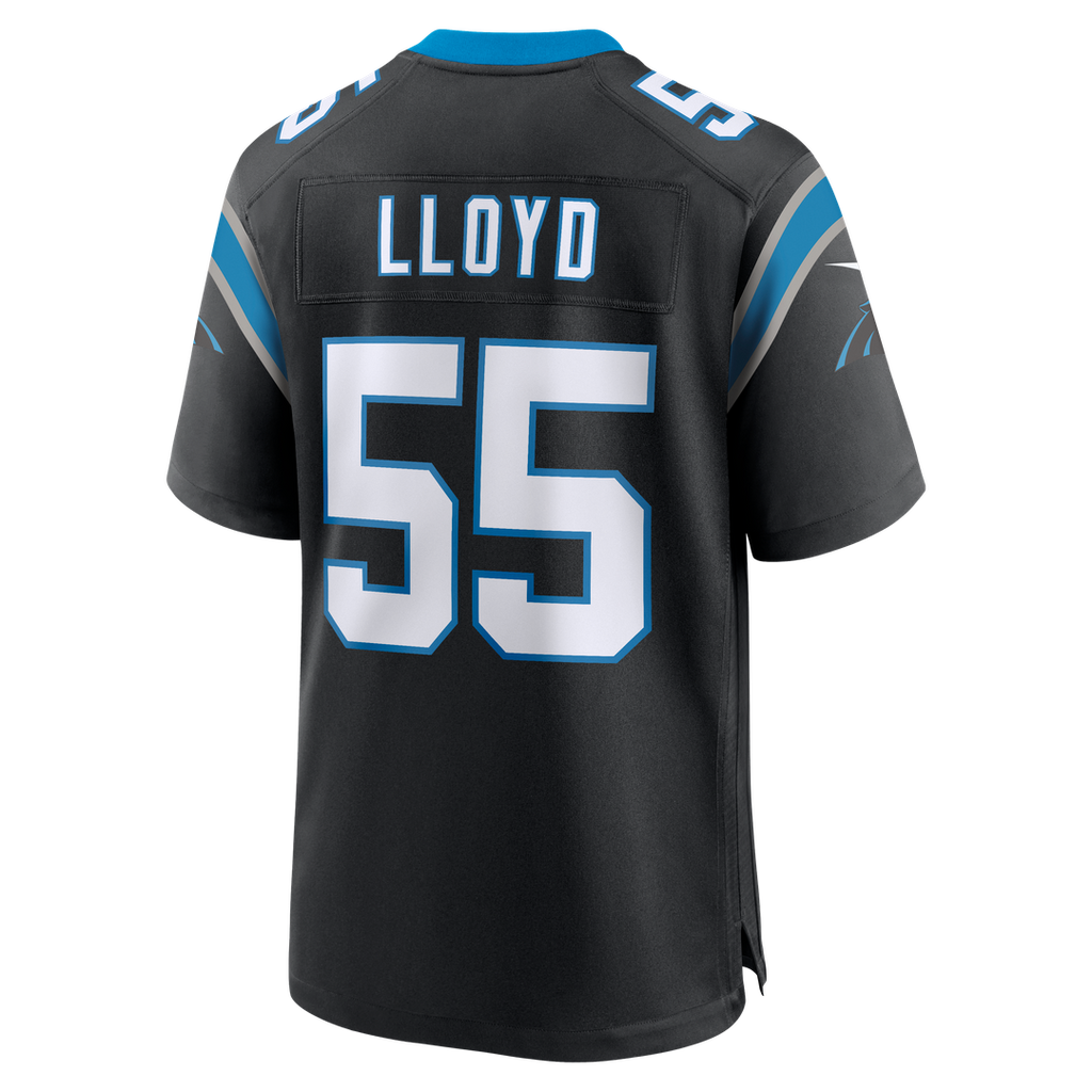 Devin Lloyd Carolina Panthers Black Team Game Jersey