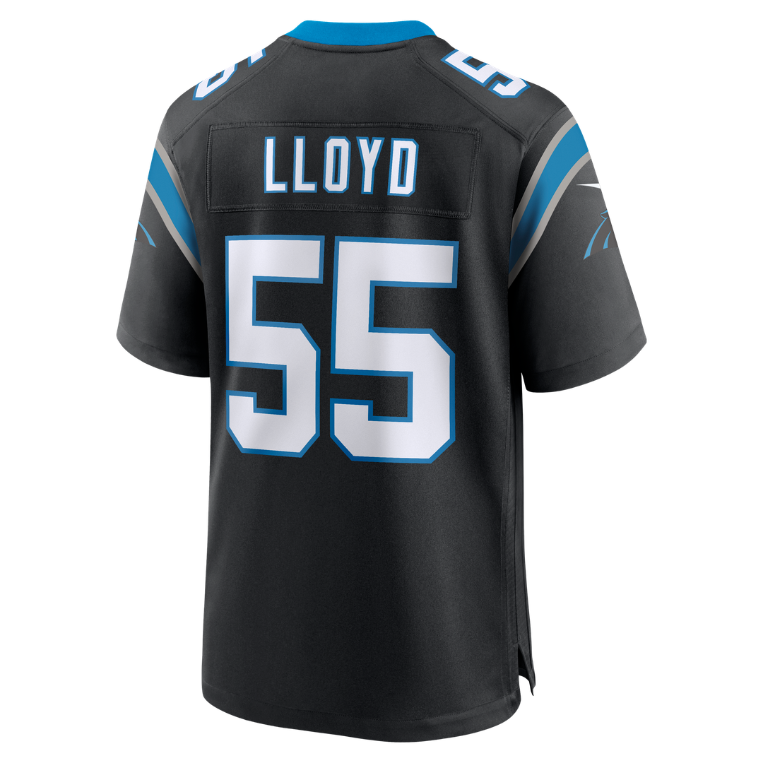 Devin Lloyd Carolina Panthers Black Team Game Jersey