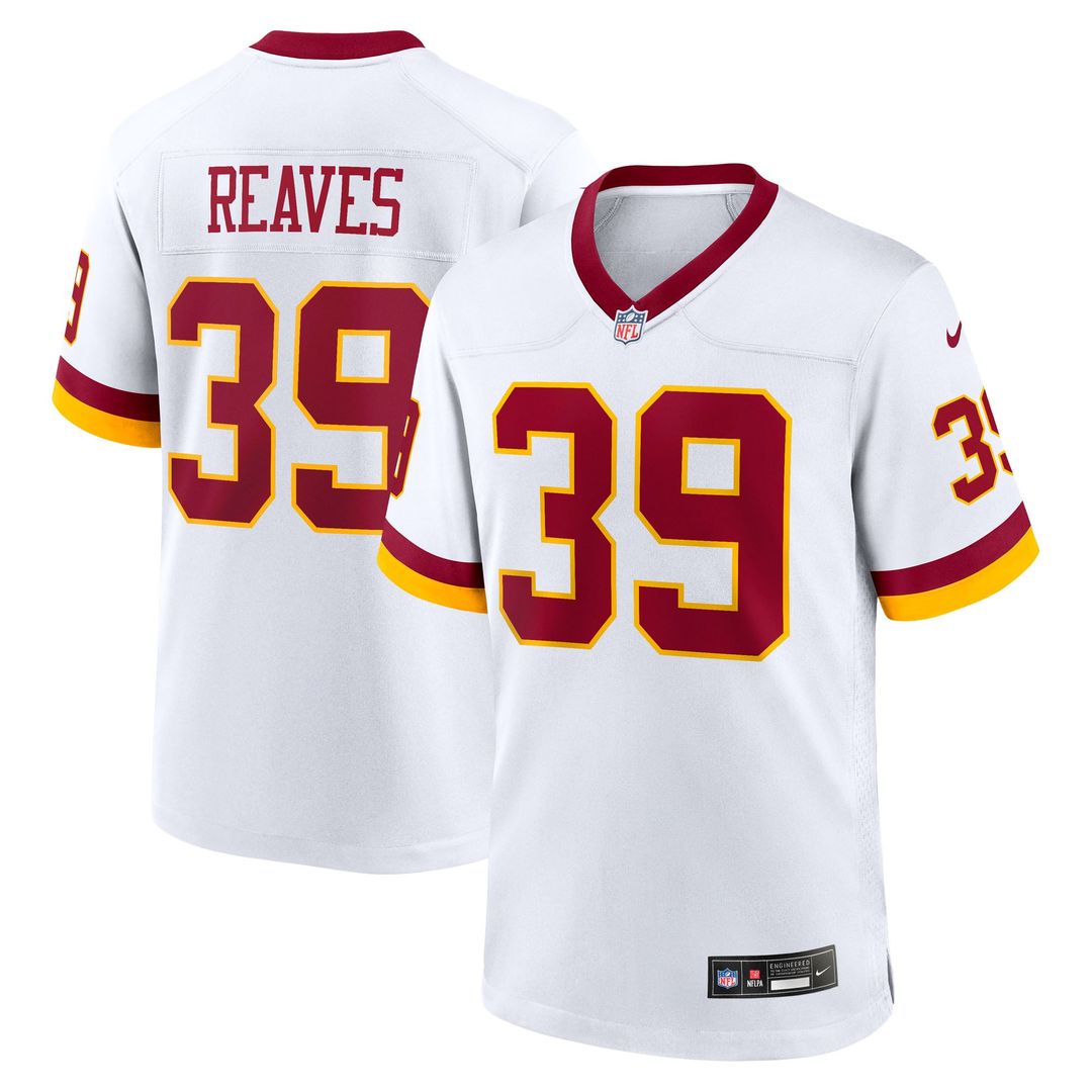 Jeremy Reaves Washington Commanders Black Hail Raiser Alternate Game Jersey