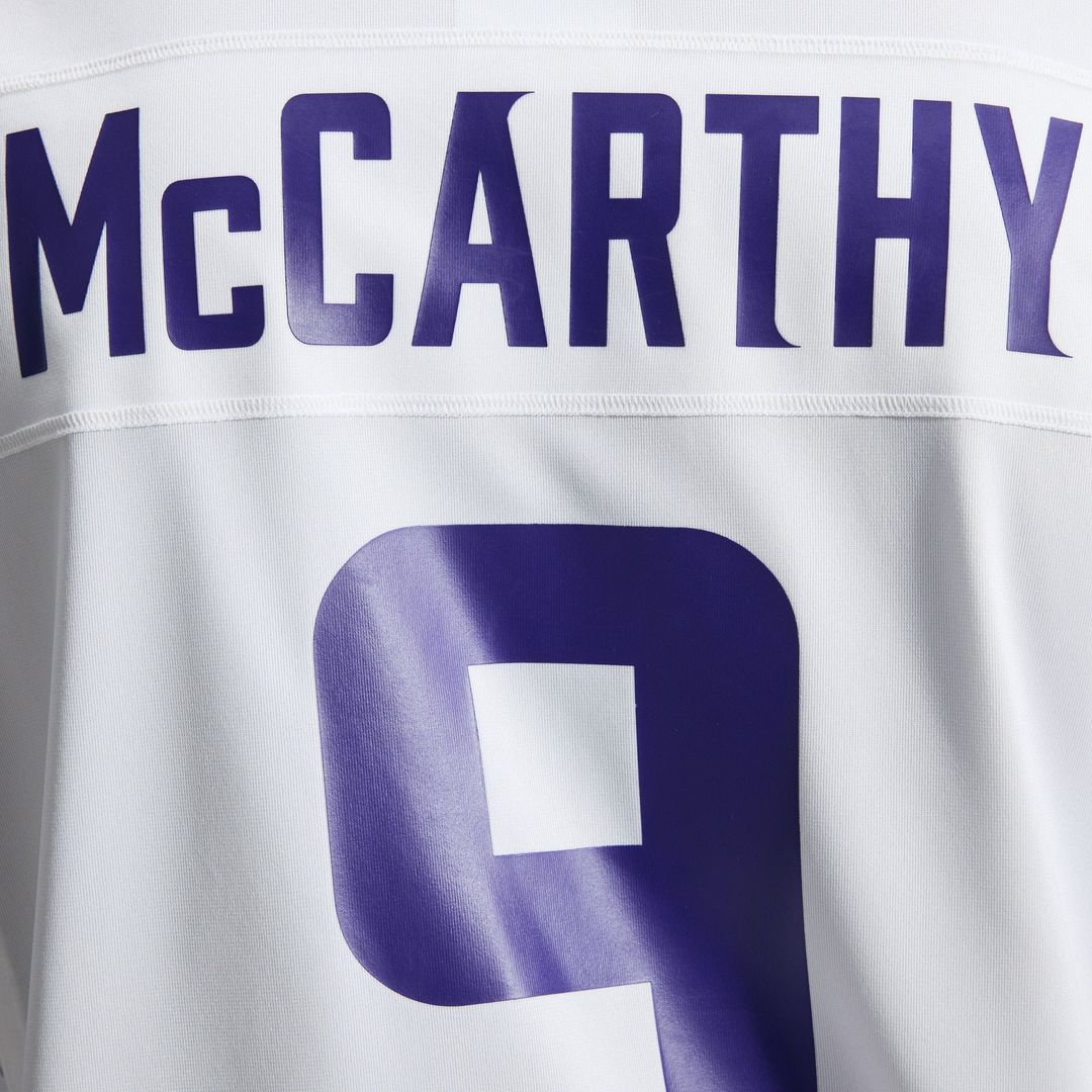 J.J. McCarthy Minnesota Vikings White Game Jersey