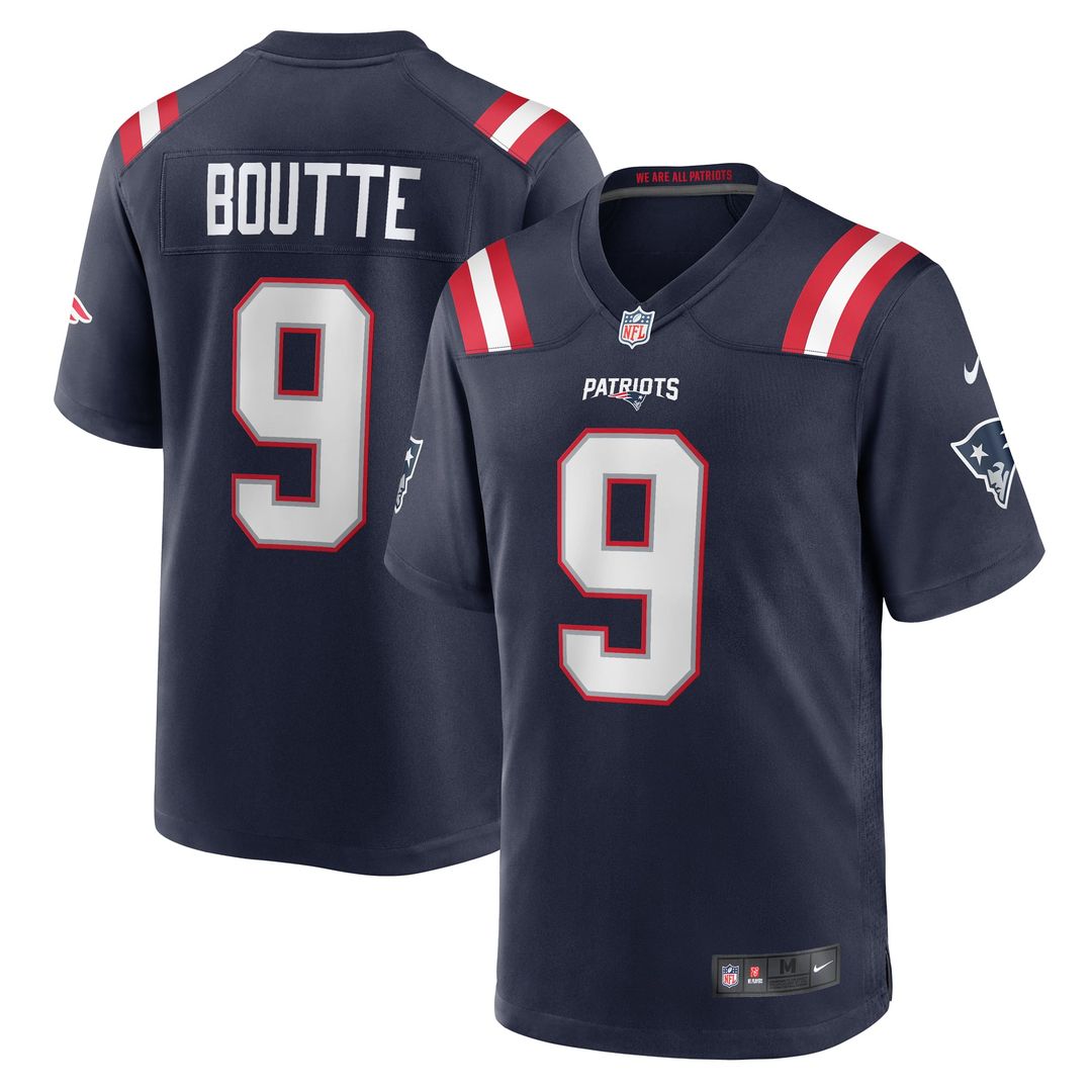 Kayshon Boutte New England Patriots Navy Game Jersey