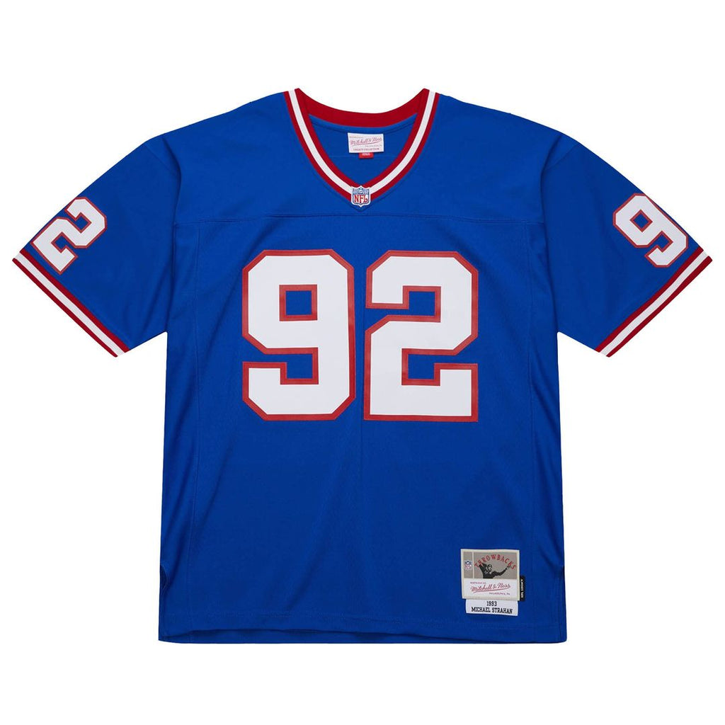 Michael Strahan New York Giants Royal Big & Tall 1993 Retired Player Replica Jersey