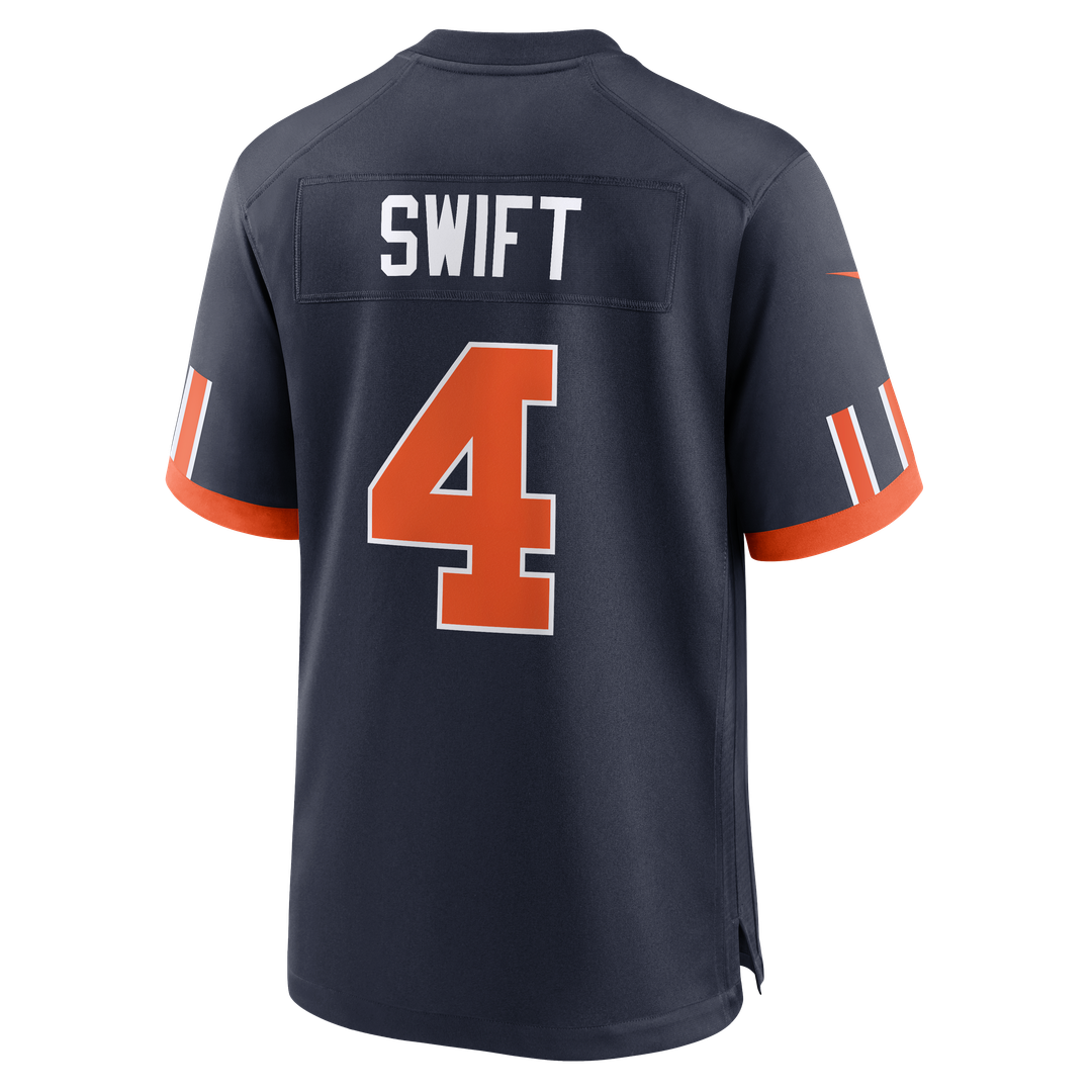 D'Andre Swift Chicago Bears Navy 2026 Rivalries Collection Game Jersey