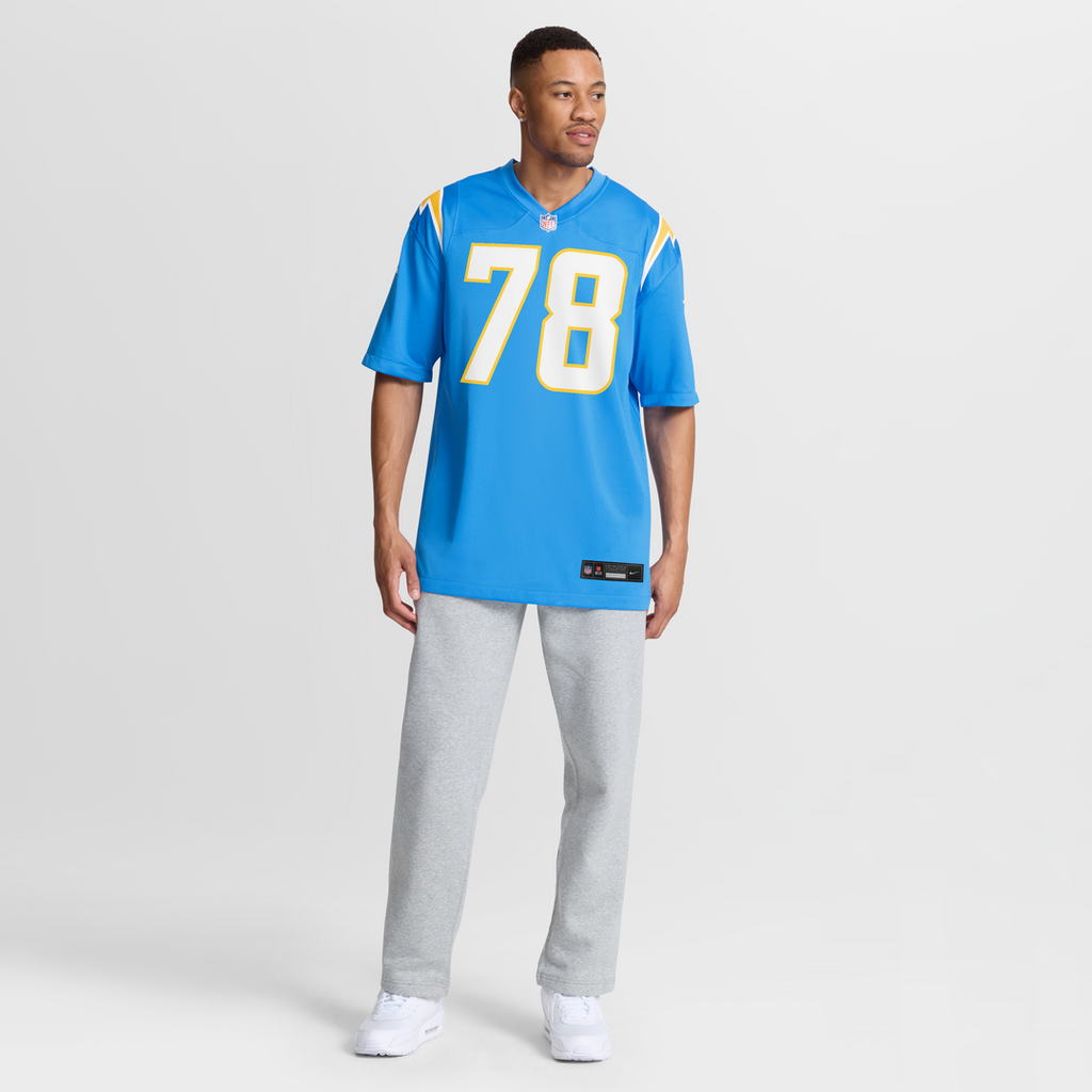 Andre James Los Angeles Chargers Powder Blue Team Game Jersey