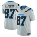 Sam LaPorta Detroit Lions Silver 2026 Rivalries Collection Stitched Limited Jersey