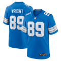 Brock Wright Detroit Lions Blue Team Game Jersey