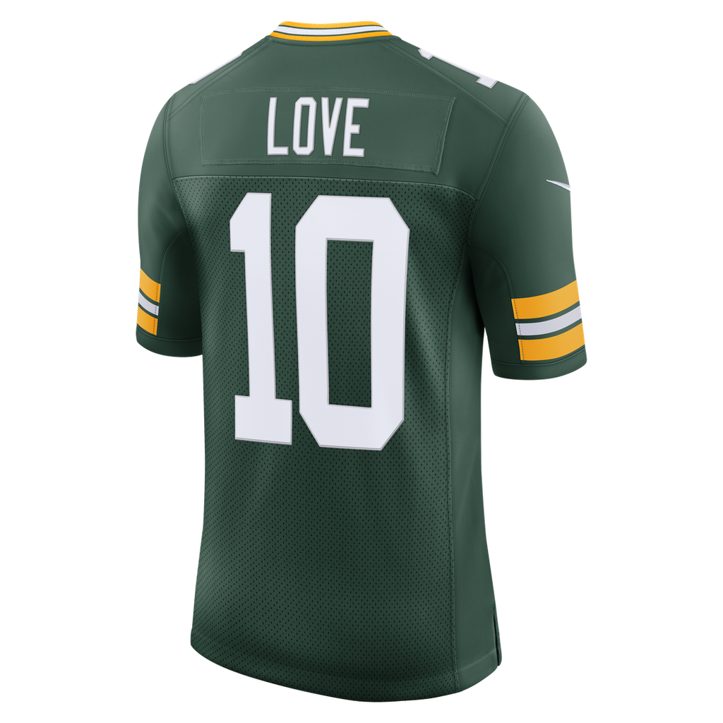 Jordan Love Green Bay Packers Green Vapor Untouchable Stitched Limited Jersey