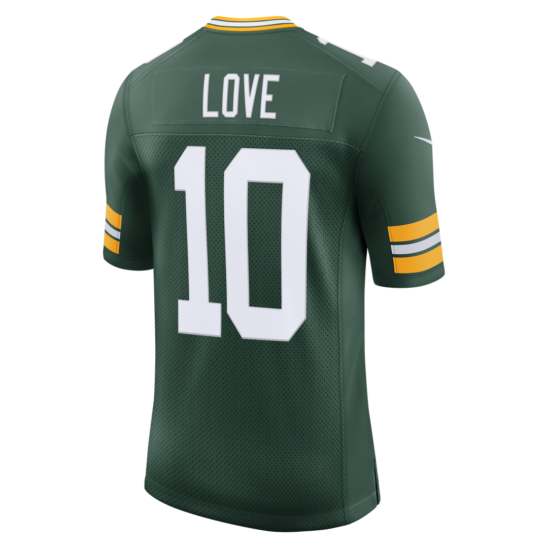 Jordan Love Green Bay Packers Green Vapor Untouchable Stitched Limited Jersey