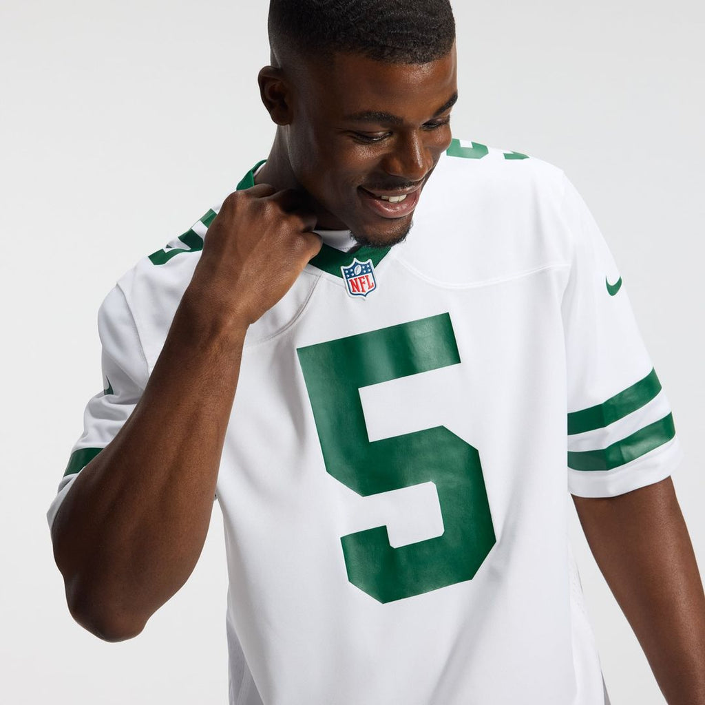 Garrett Wilson New York Jets Legacy White Game Jersey