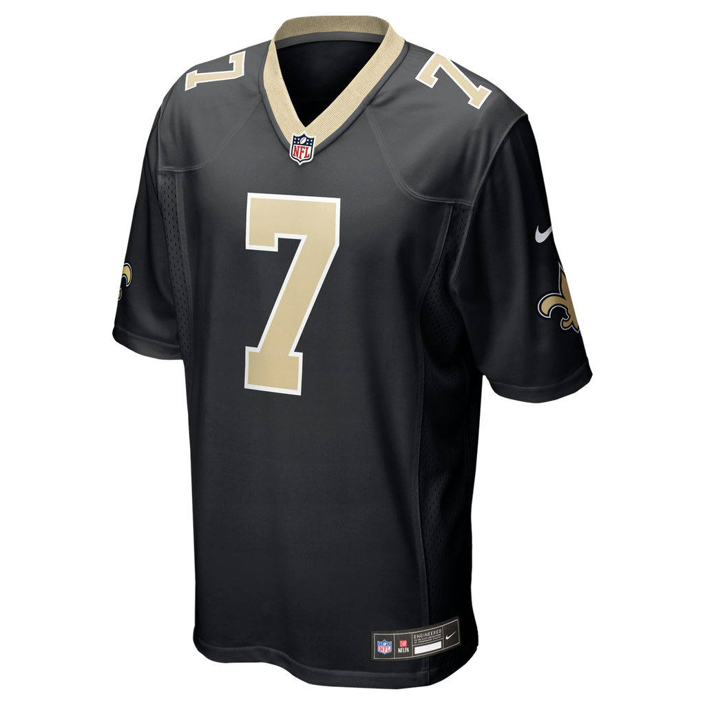 Taysom Hill New Orleans Saints Black Game Jersey