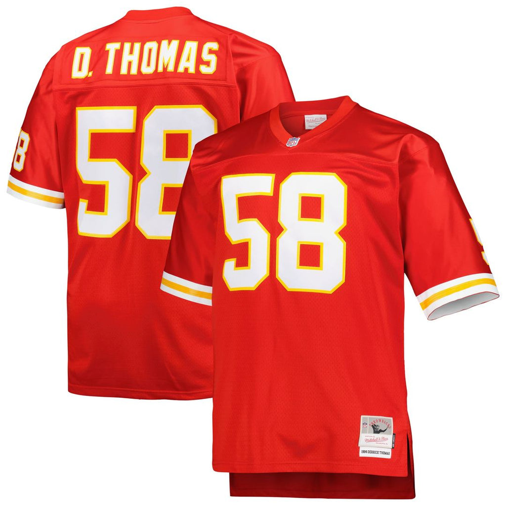 Derrick Thomas Kansas City Chiefs Red Big & Tall 1994 Retired Player Replica Jersey