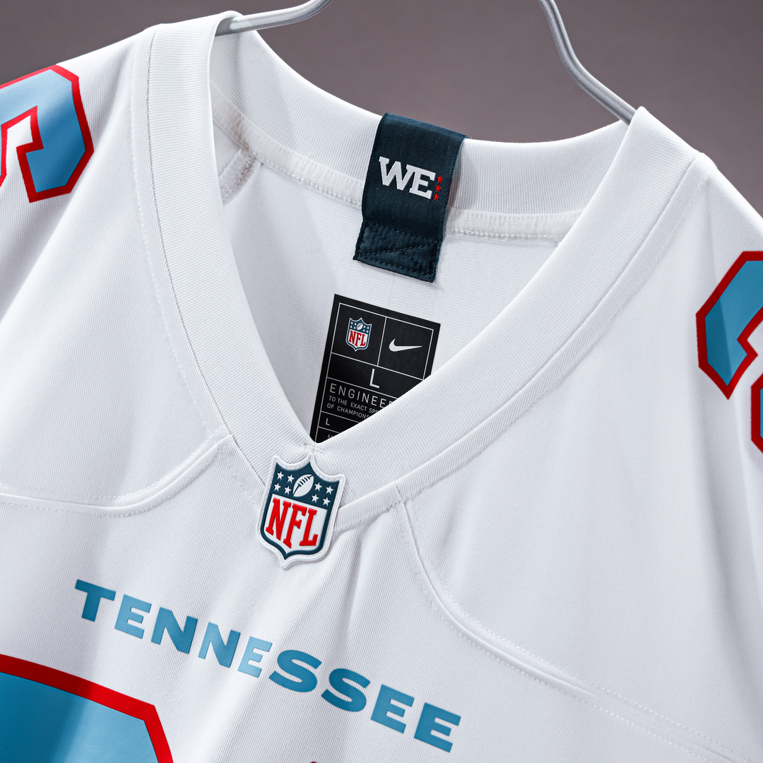 Chimere Dike Tennessee Titans Light Blue Team Game Jersey