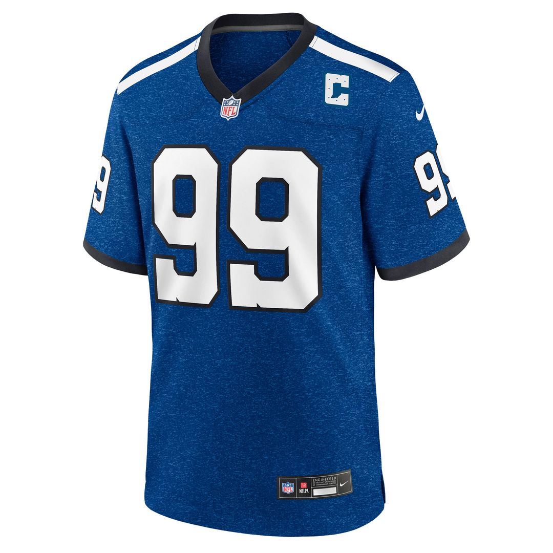 DeForest Buckner Indianapolis Colts Blue Alternate Game Jersey