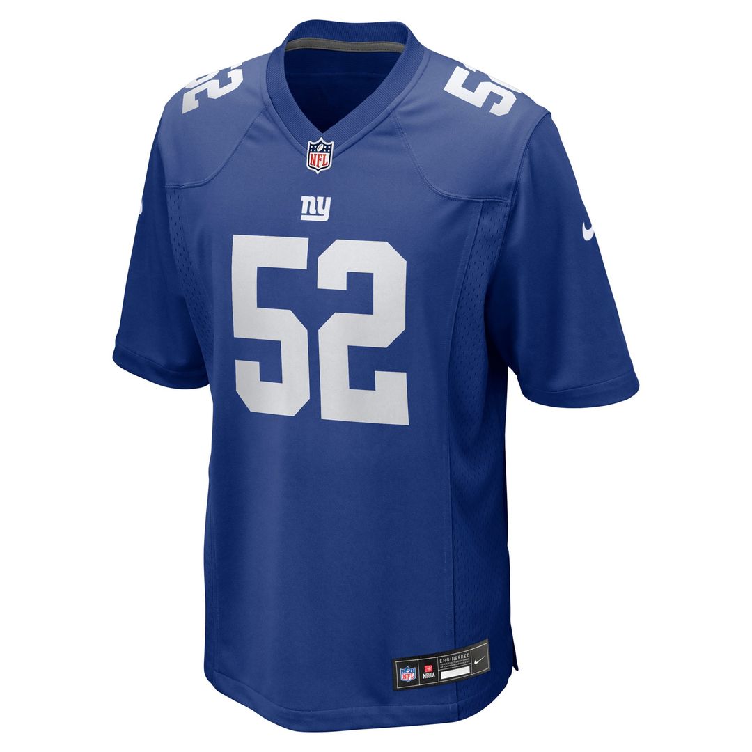 Arvell Reese New York Giants Royal Team Game Jersey