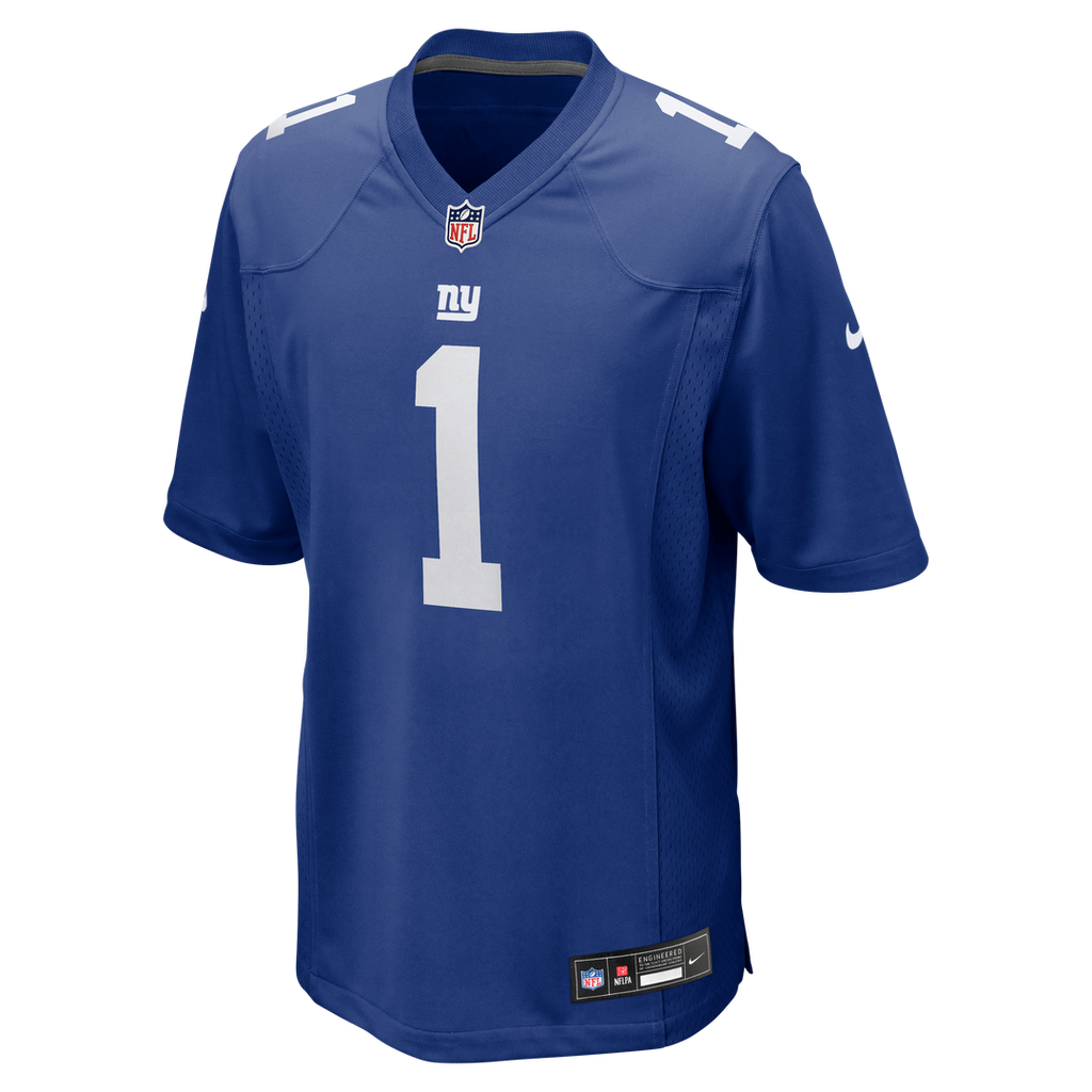 Malik Nabers New York Giants Century Red Alternate Game Jersey