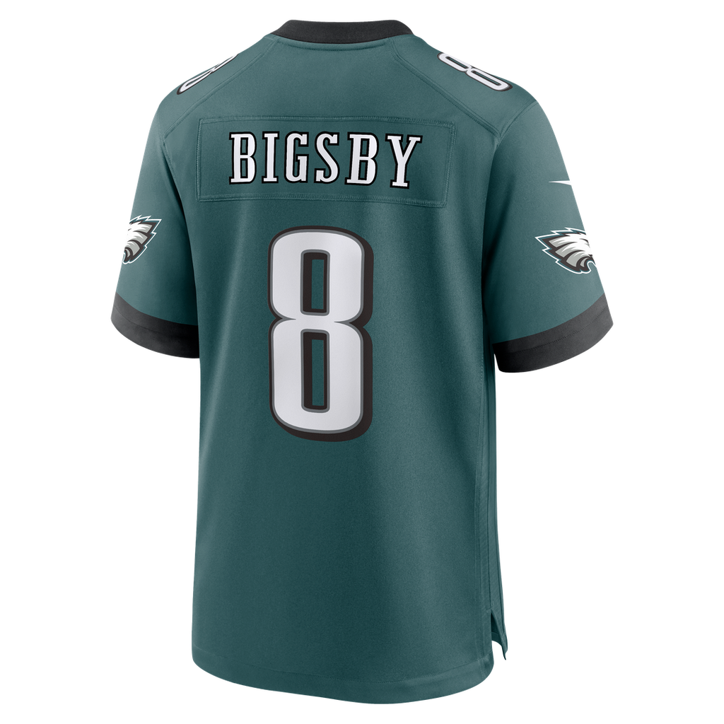 Tank Bigsby Philadelphia Eagles Midnight Green Team Game Jersey