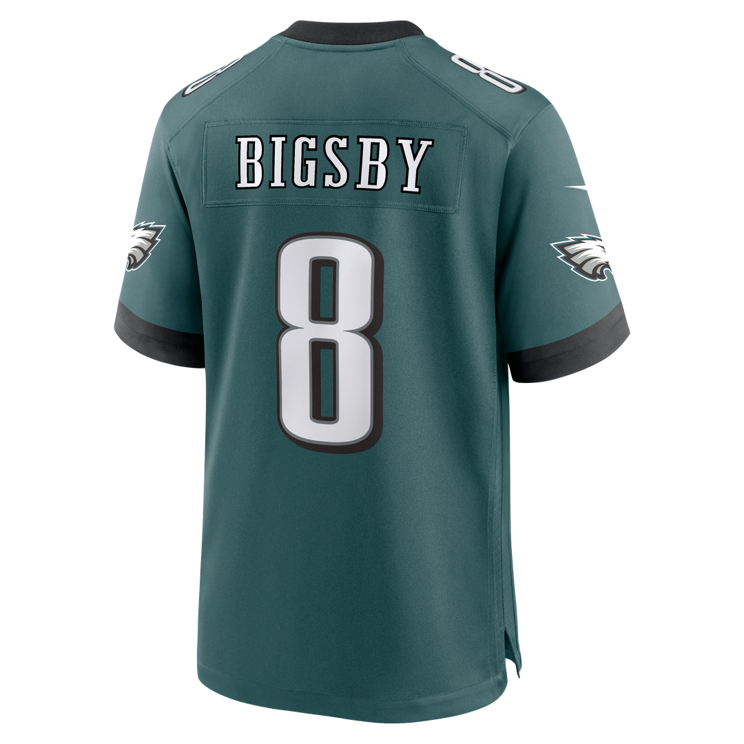 Tank Bigsby Philadelphia Eagles Midnight Green Team Game Jersey