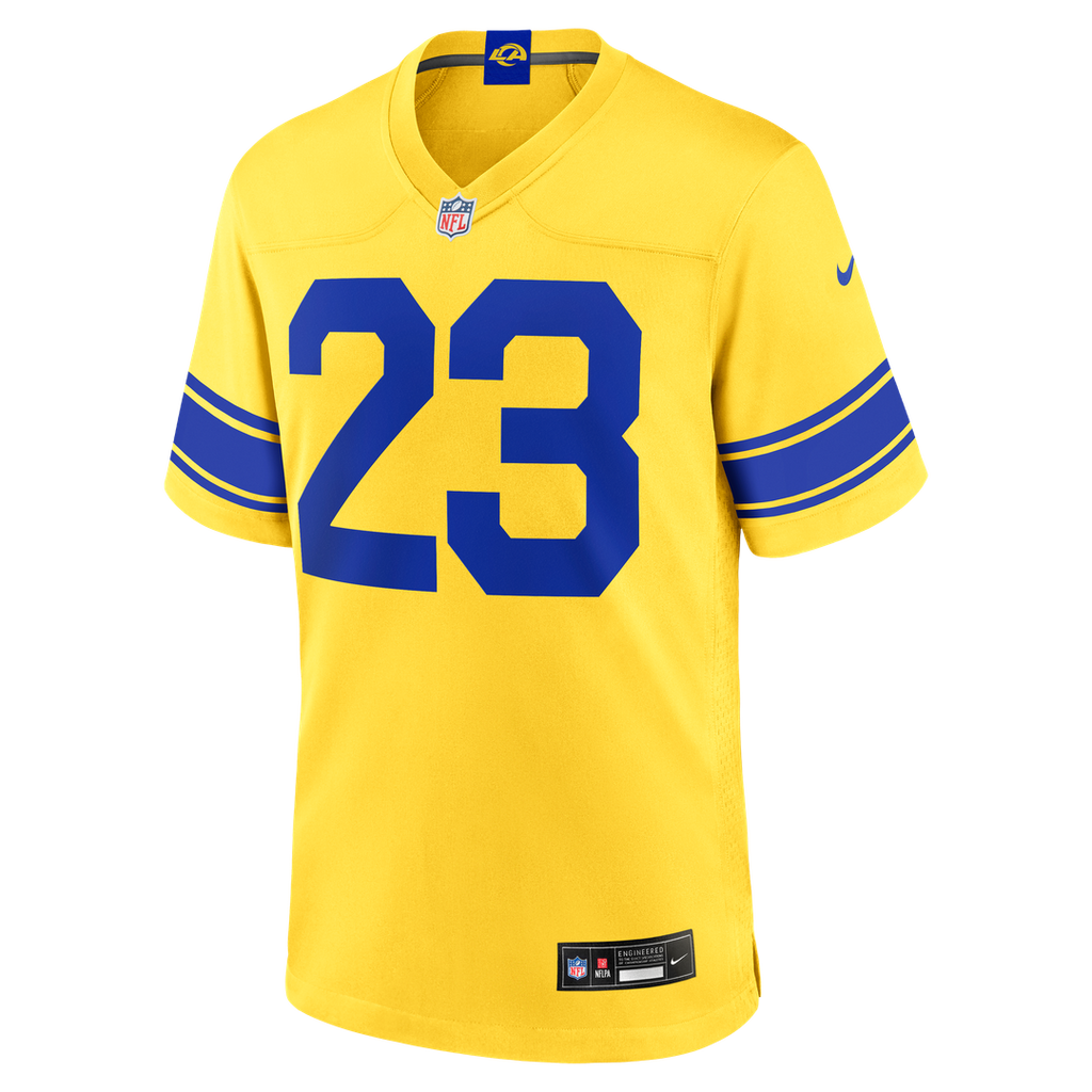Kyren Williams Los Angeles Rams Classic Sol Game Jersey