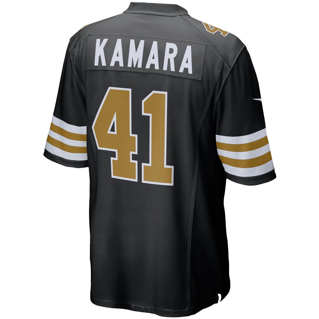 Alvin Kamara New Orleans Saints Black Alternate Game Jersey