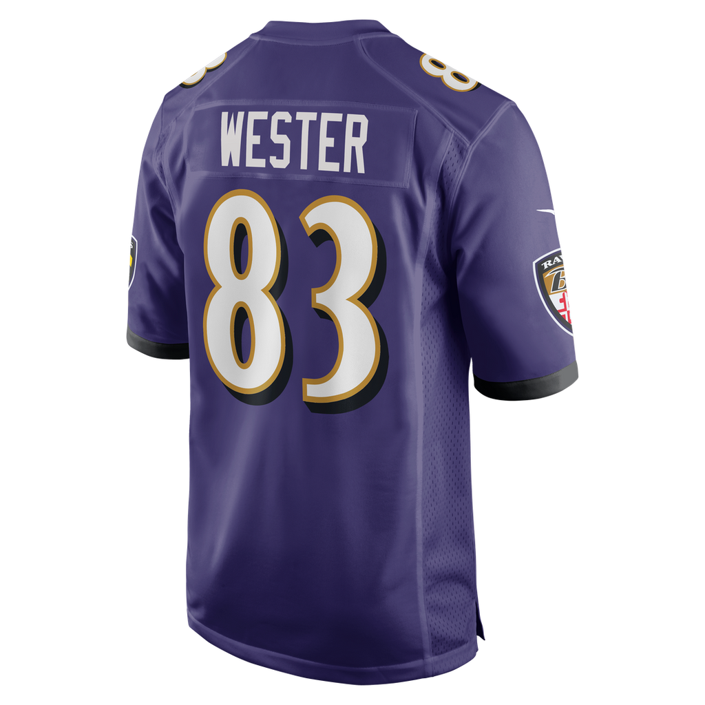 LaJohntay Wester Baltimore Ravens Purple Team Game Jersey