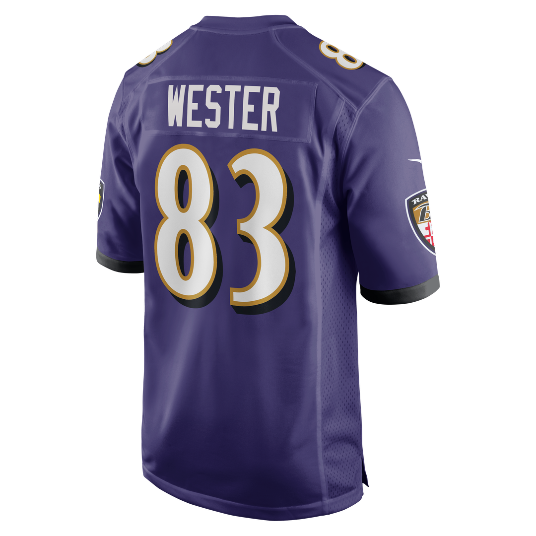 LaJohntay Wester Baltimore Ravens Purple Team Game Jersey