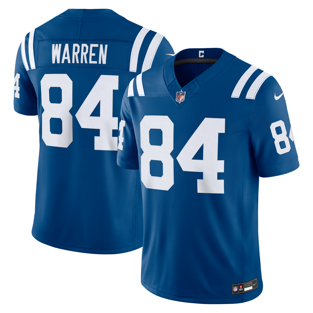 Tyler Warren Indianapolis Colts White Vapor F.U.S.E. Stitched Limited Jersey