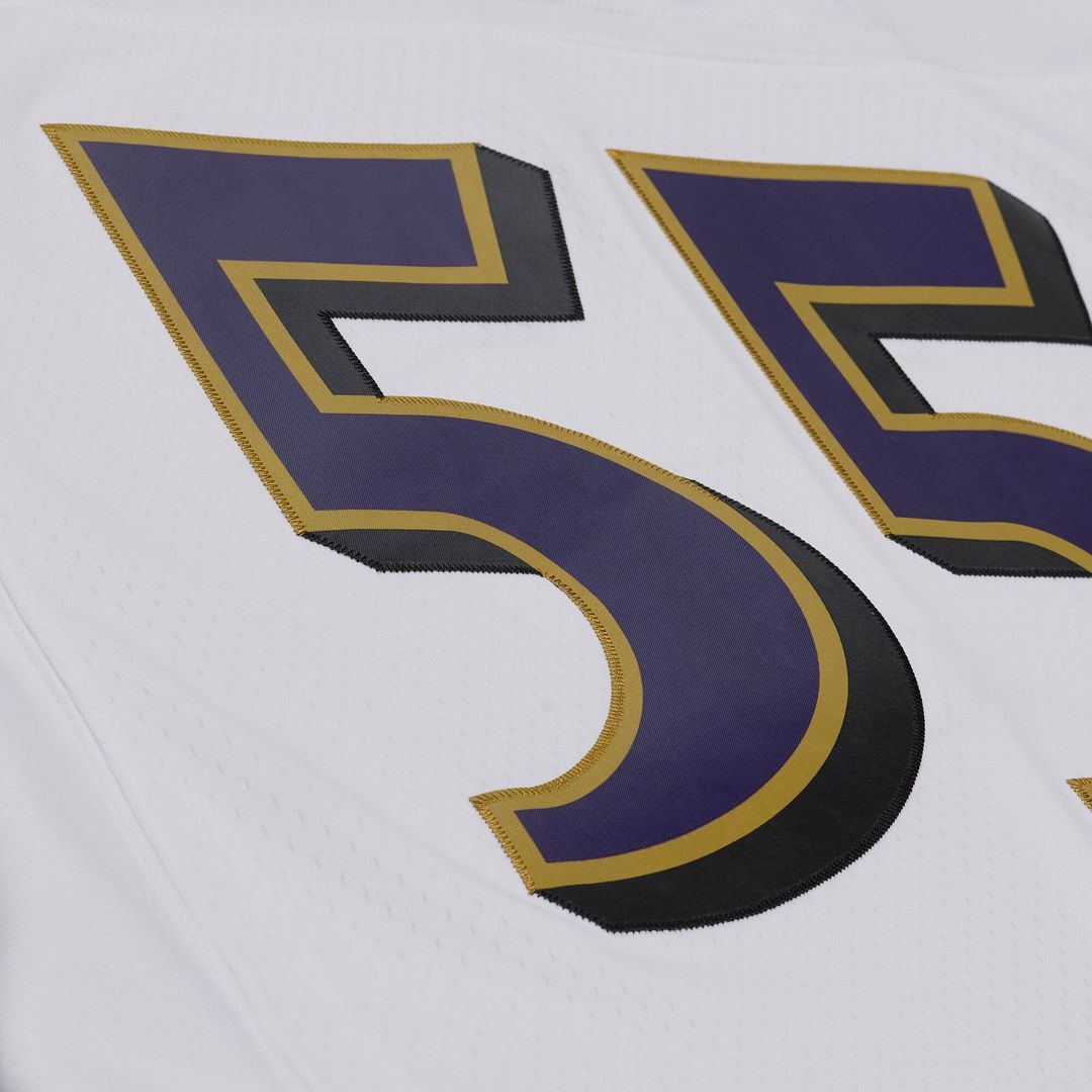 Terrell Suggs Baltimore Ravens White 2003 Legacy Replica Player Jersey