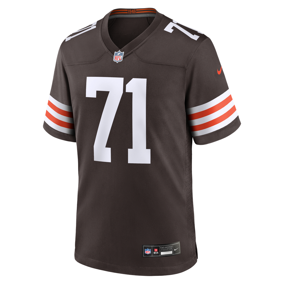 Cornelius Lucas Cleveland Browns Brown Team Game Jersey