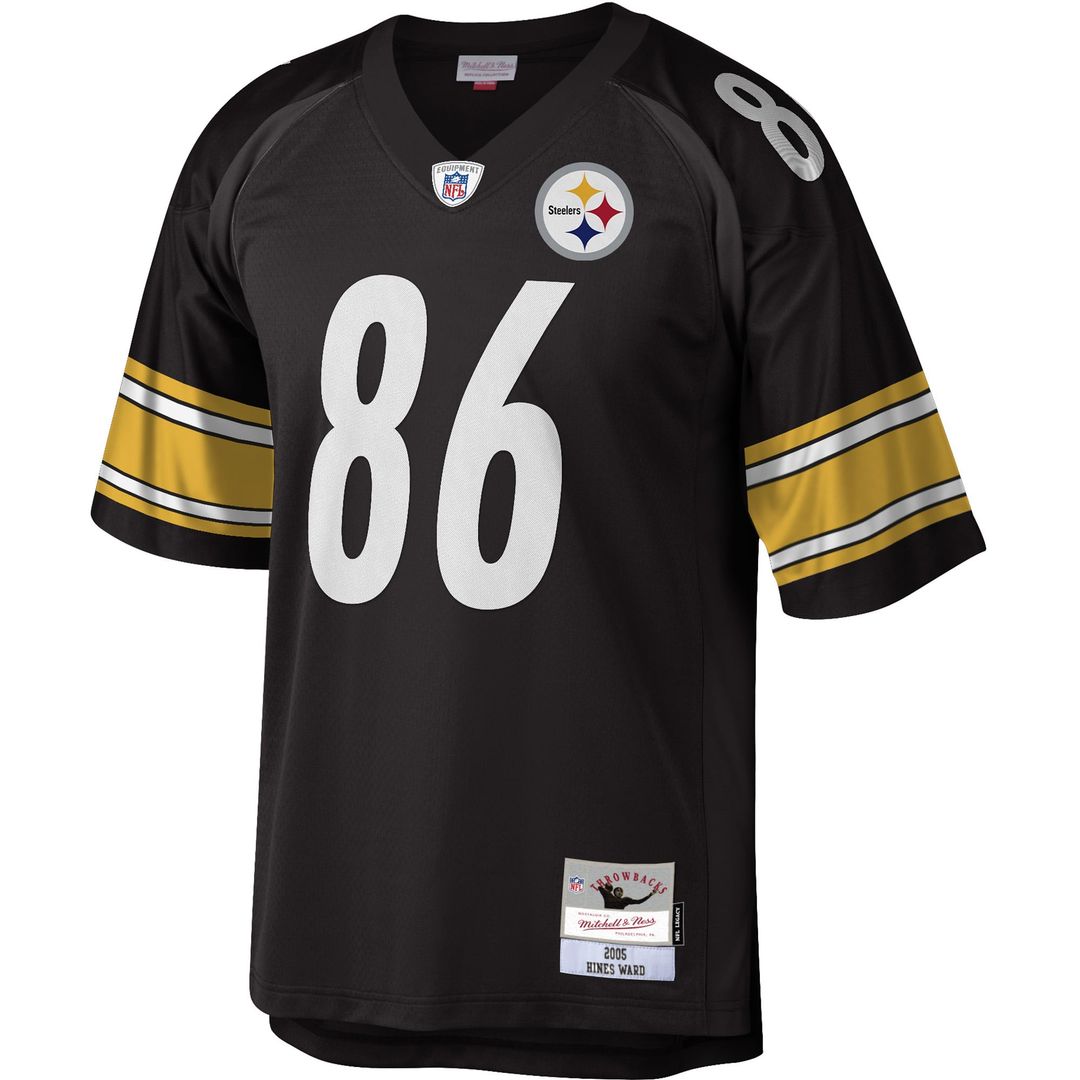 Hines Ward Pittsburgh Steelers Black Legacy Replica Jersey