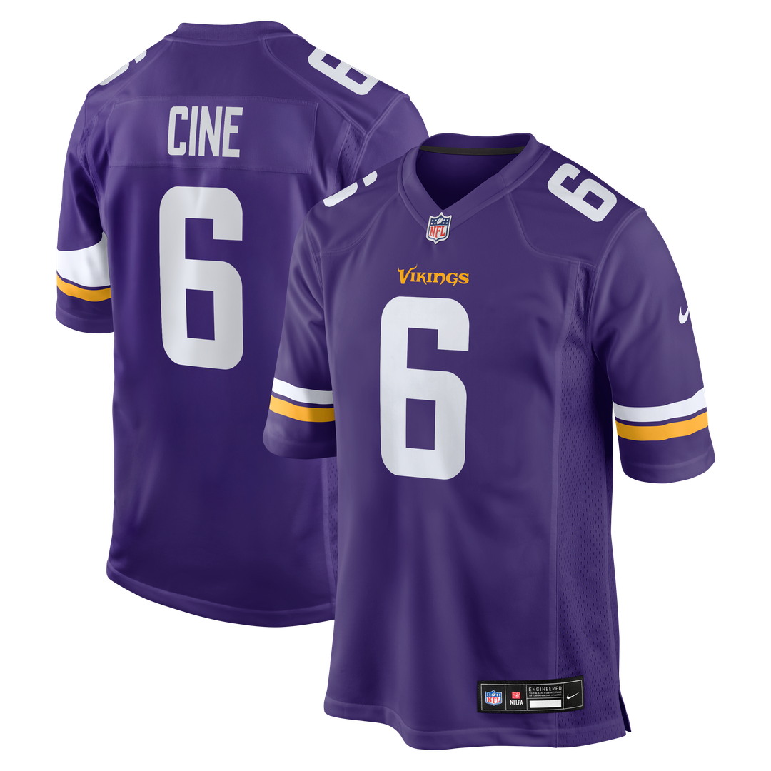 Lewis Cine Minnesota Vikings Purple Game Player Jersey