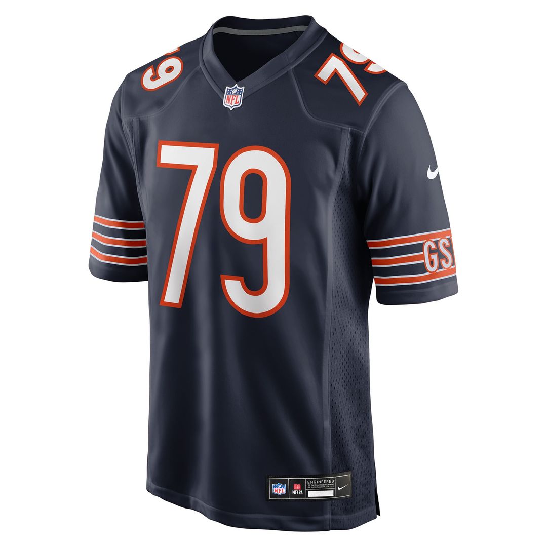Theo Benedet Chicago Bears Navy Team Game Jersey