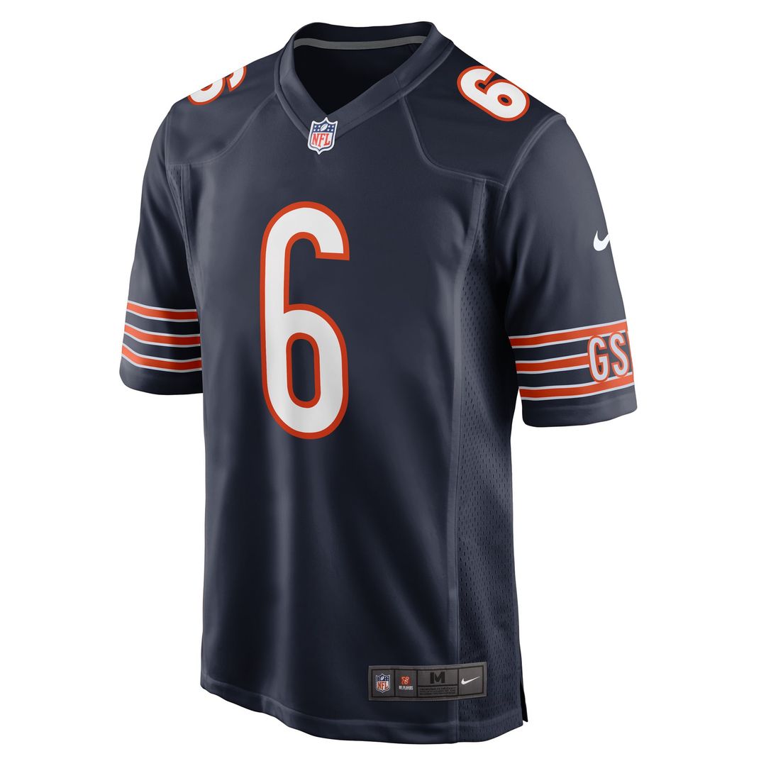 Kyler Gordon Chicago Bears Navy Game Player Jersey