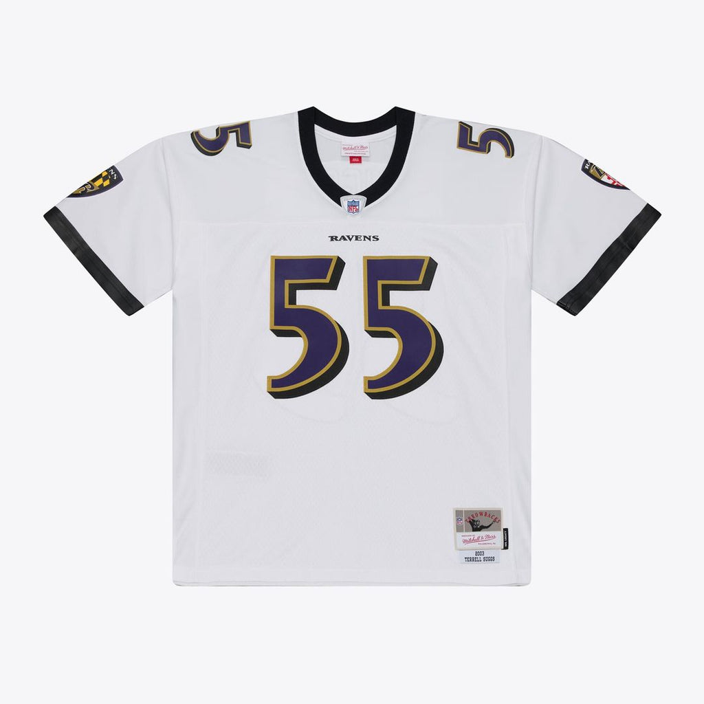 Terrell Suggs Baltimore Ravens White 2003 Legacy Replica Player Jersey
