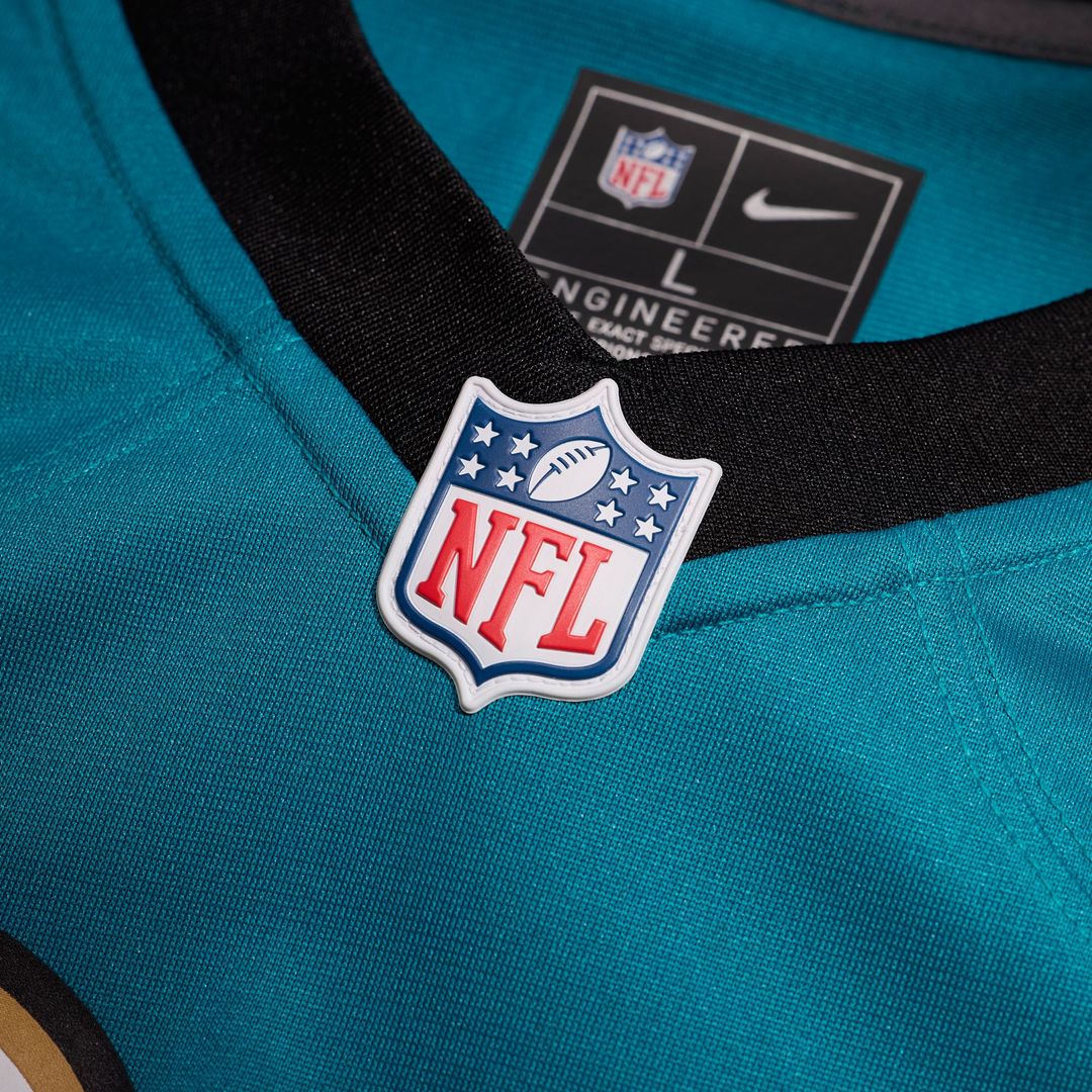 Foye Oluokun Jacksonville Jaguars Teal Prowler Throwback Player Game Jersey