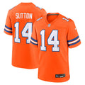 Courtland Sutton Denver Broncos Orange Alternate Game Jersey