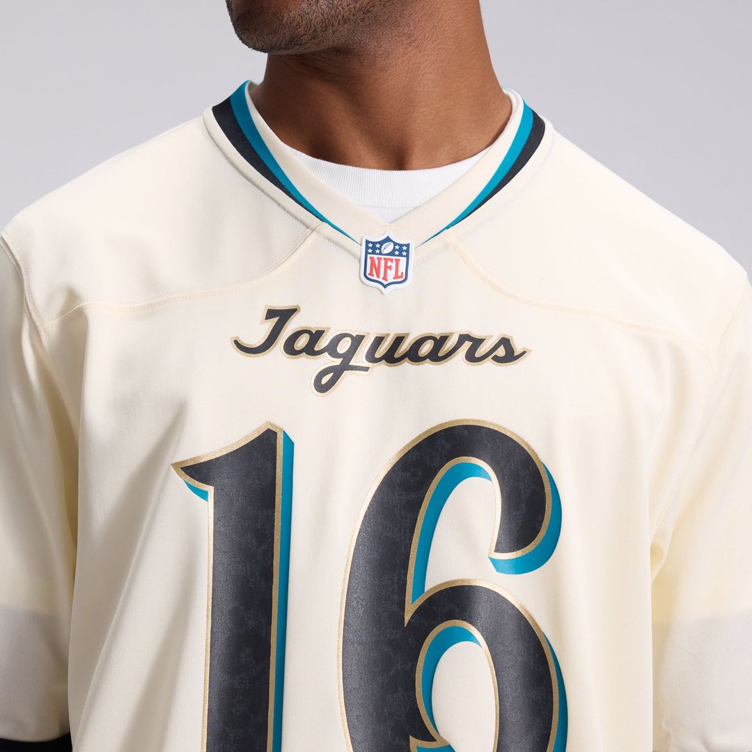 Trevor Lawrence Jacksonville Jaguars Natural 2026 Rivalries Collection Game Jersey