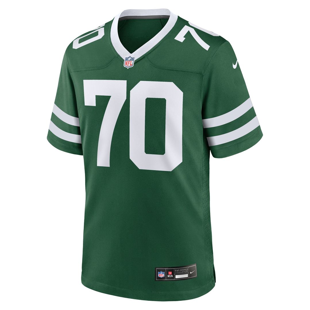 Armand Membou New York Jets Green Team Game Jersey
