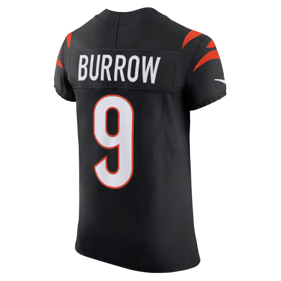 Joe Burrow Cincinnati Bengals Black Team Vapor F.U.S.E. Elite Jersey