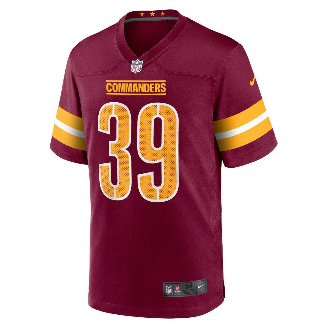 Jeremy Reaves Washington Commanders Burgundy Game Jersey