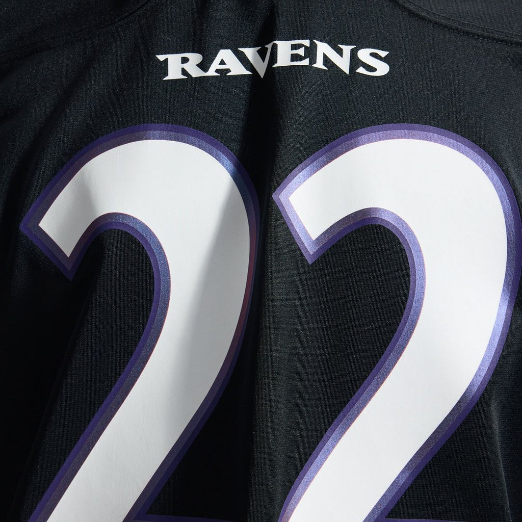 Derrick Henry Baltimore Ravens Black Alternate Game Jersey