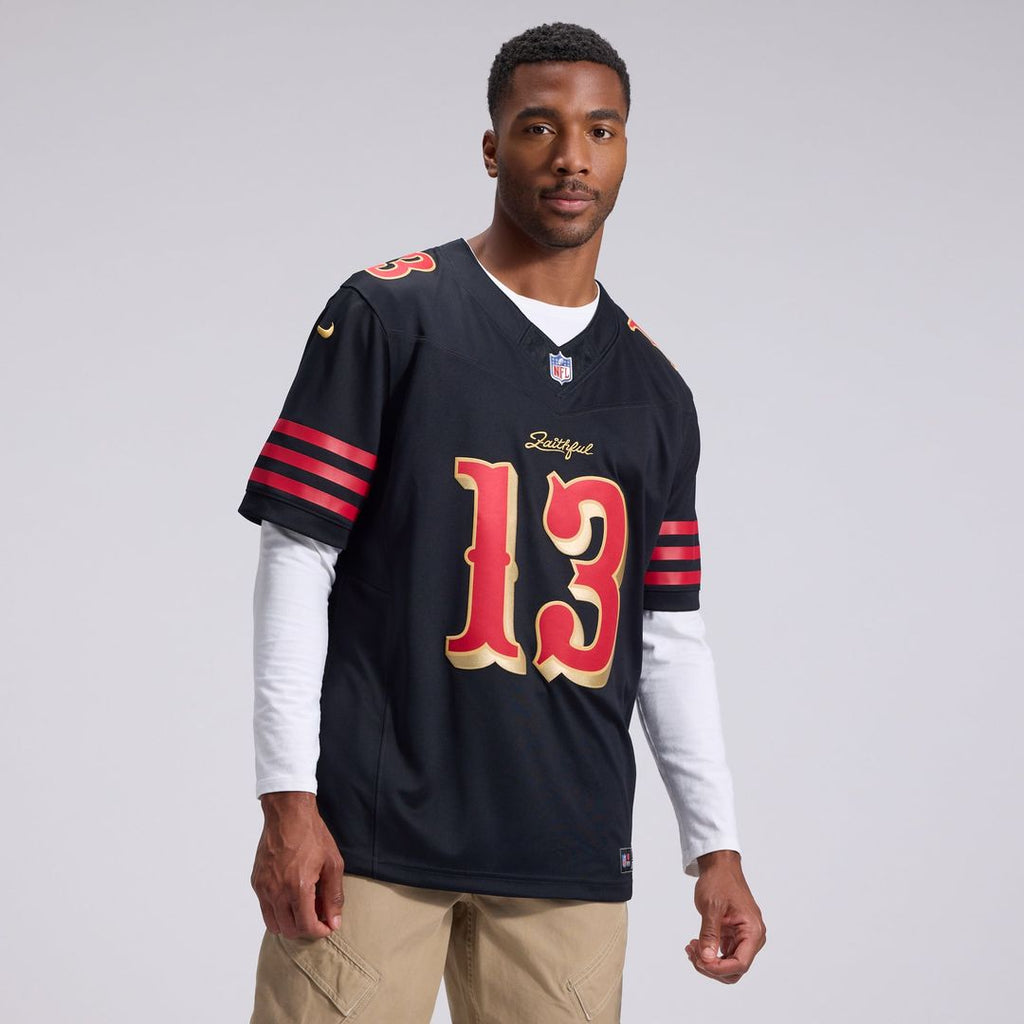 Brock Purdy San Francisco 49ers Black Rivalries Collection Stitched Limited Jersey