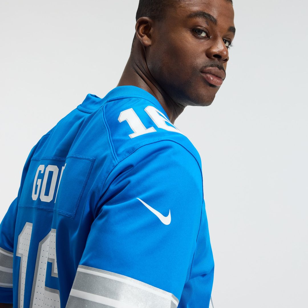 Jared Goff Detroit Lions Black 2nd Alternate Game Jersey