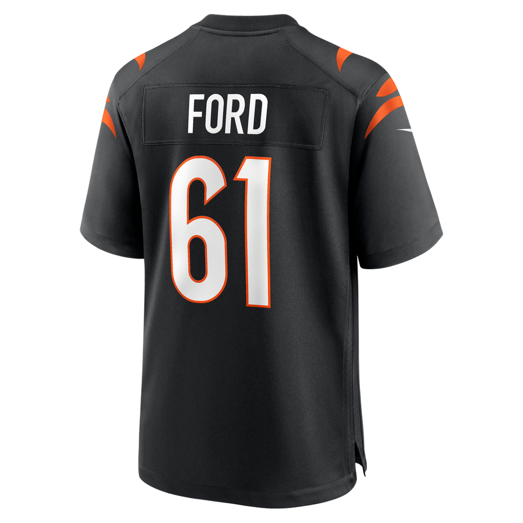 Cody Ford Cincinnati Bengals Black Game Jersey