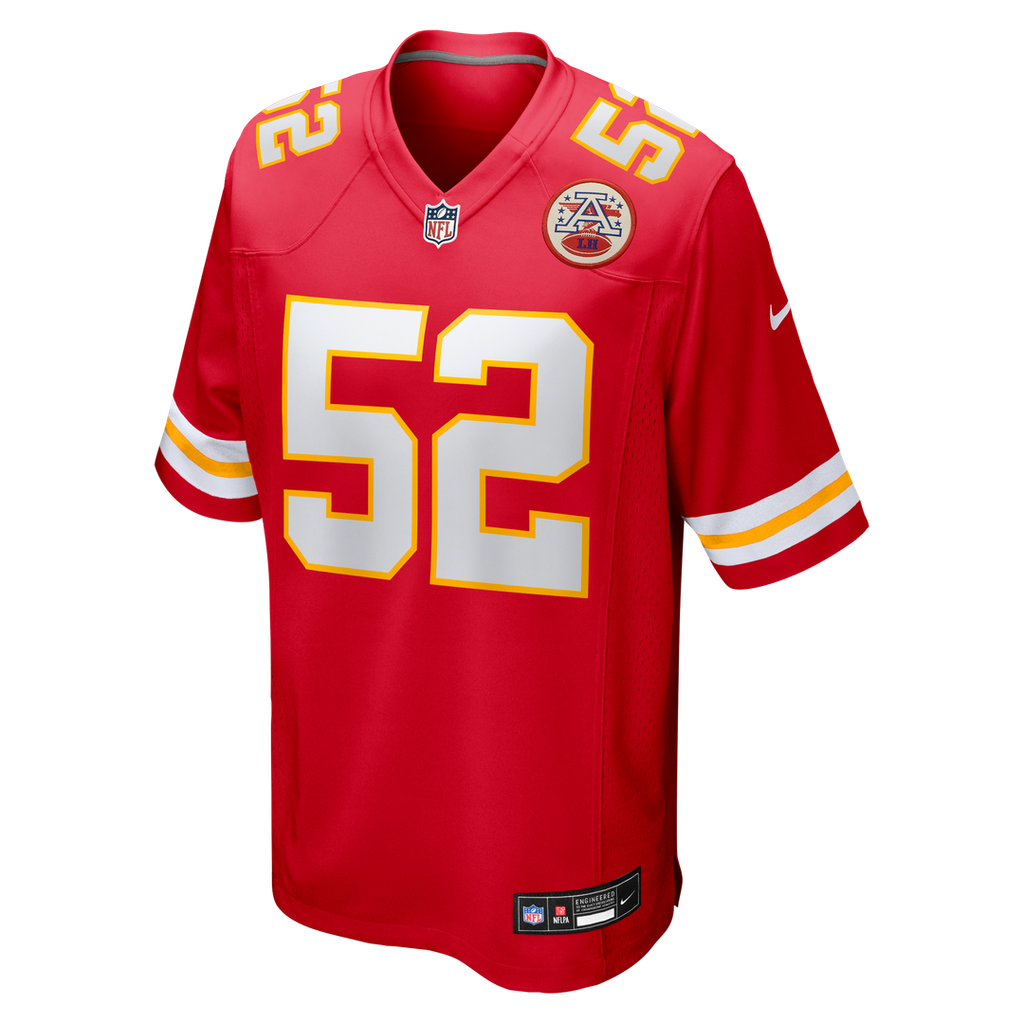Creed Humphrey Kansas City Chiefs Red Game Jersey