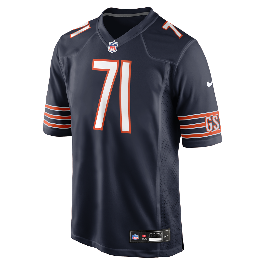 Ryan Bates Chicago Bears Navy Game Jersey