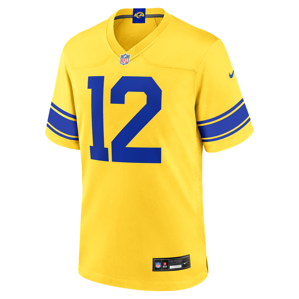 Puka Nacua Los Angeles Rams White White Game Player Jersey