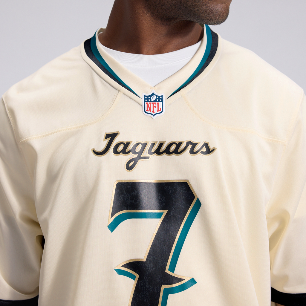 Brian Thomas Jr. Jacksonville Jaguars Natural 2026 Rivalries Collection Game Jersey