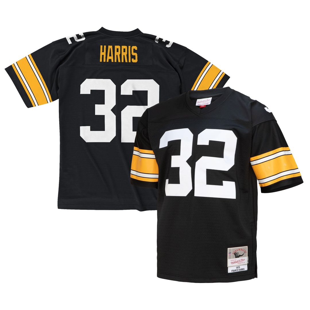 Franco Harris Pittsburgh Steelers Black Legacy Replica Jersey