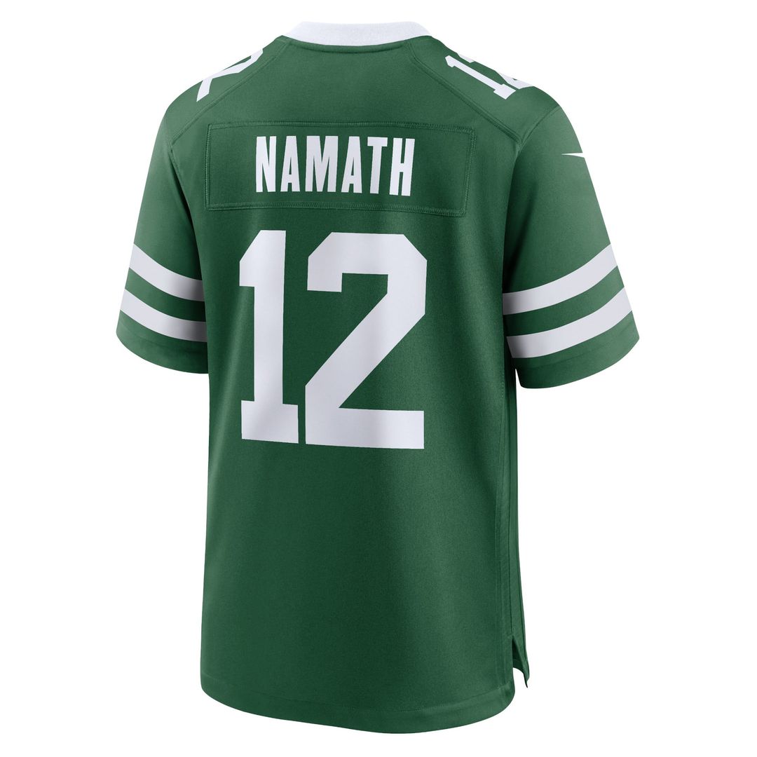 Joe Namath New York Jets Legacy Green Game Jersey