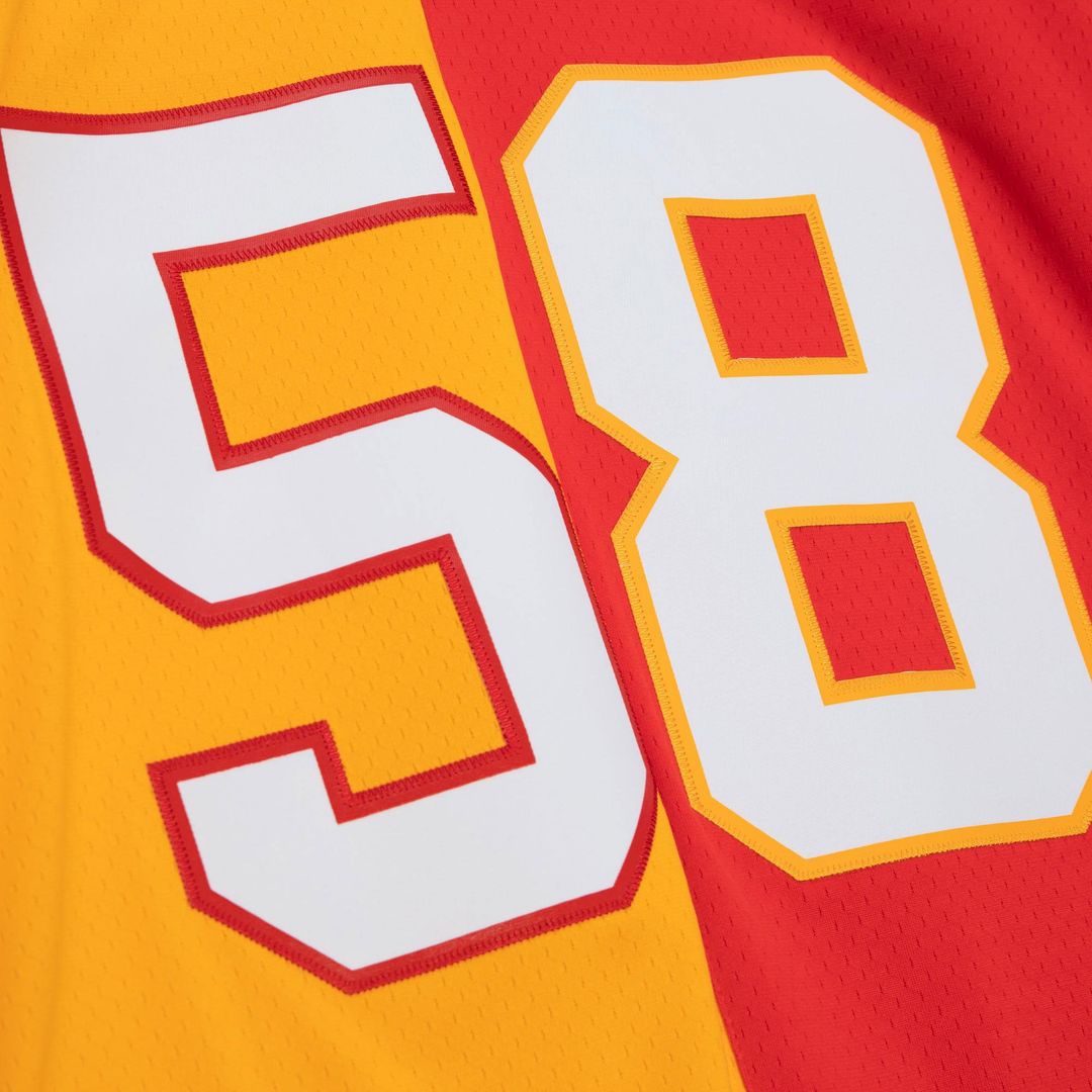Derrick Thomas Kansas City Chiefs Red/Gold 1994 Split Legacy Replica Jersey